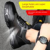 防异味绝缘 夏季 防摔防刺穿钢板钢头 劳动保护鞋 安全焊接 男士