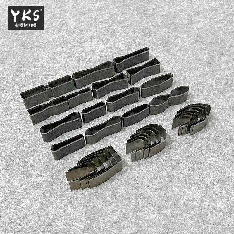 15件套皮革带尾斩冲DIY异型花刀模冲床18个挂件拉链头成型孔孔器