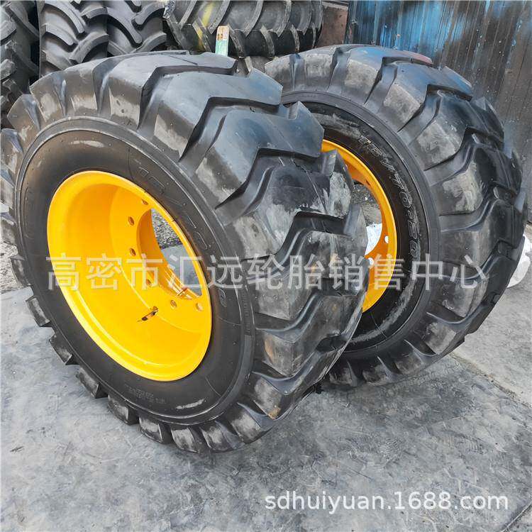 20小装载机轮胎16/70-20 16/70-24 加强轮胎小铲车轮胎 可配钢圈