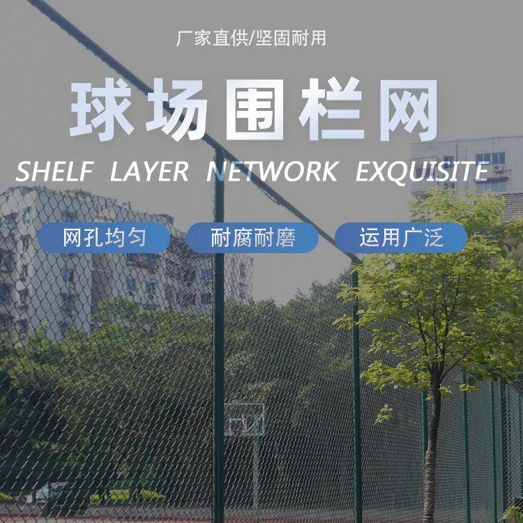 球场护栏网围网学校操场护栏网现货国标防护网绿色安全网厂家