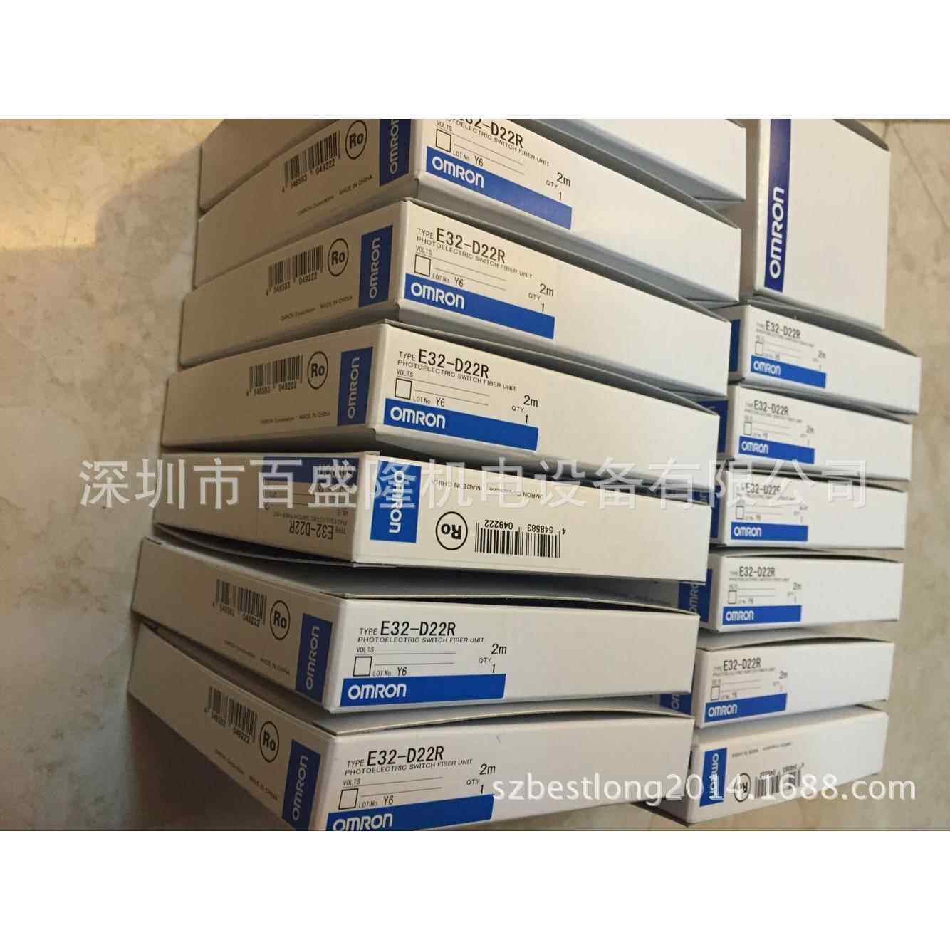 欧姆龙OMRON原装全新 光纤放大器传感器E32-D21