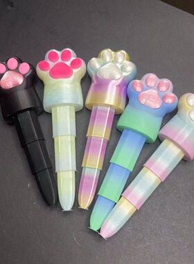 打印猫爪可爱伸缩创意3D模型摆件