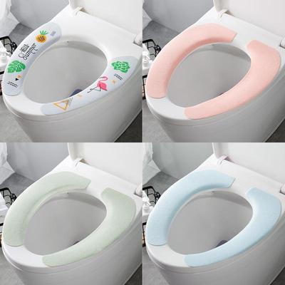 waterproof warm toilet mat implement set closestool 坐便垫
