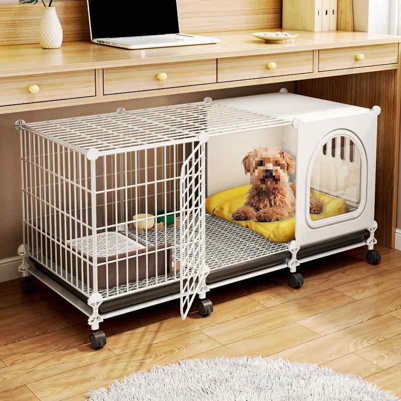 狗笼子小型犬一室一厅一卫家用室内带厕所泰迪比熊宠物狗窝屋