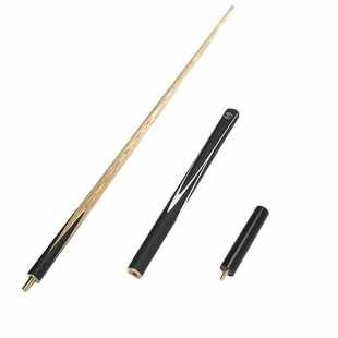 鸿杰台球杆小头中式黑八杆盒3/4分体美式大头英式斯诺克桌球套装