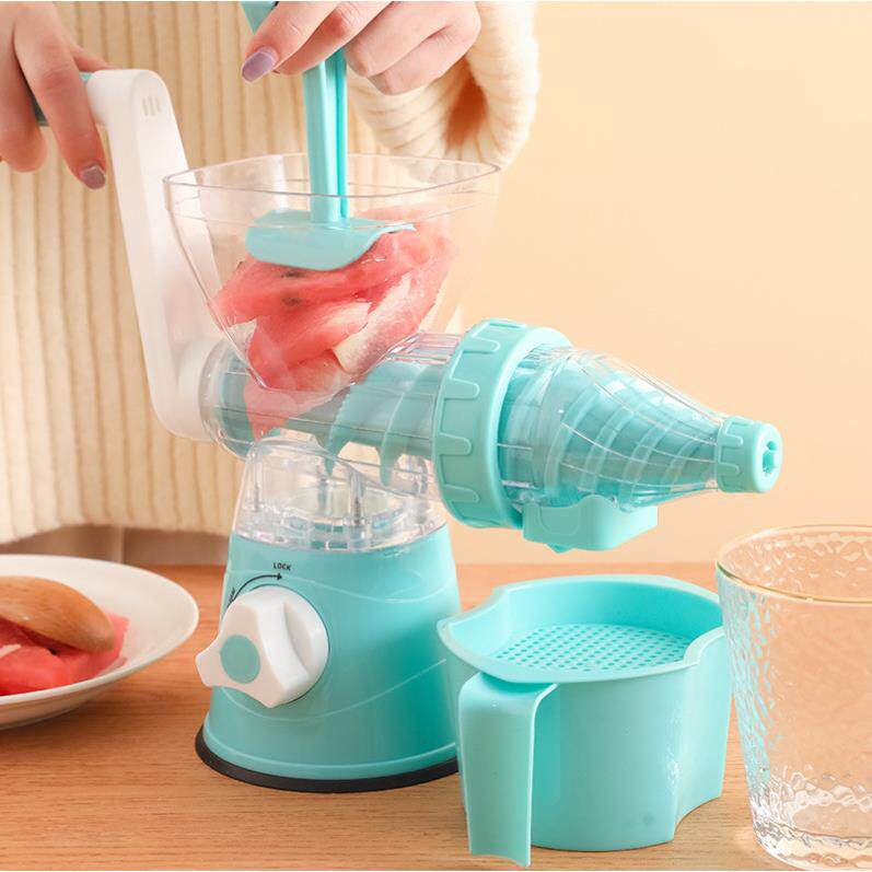 手动榨汁机 多功能家用果汁机 手摇蔬菜水果冰淇淋原汁机