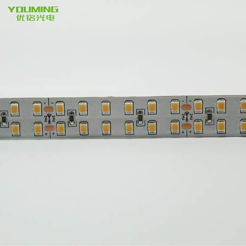 工程线形灯用2835双排软灯带15mm板宽DC24V 240灯/M 28W RA80灯条