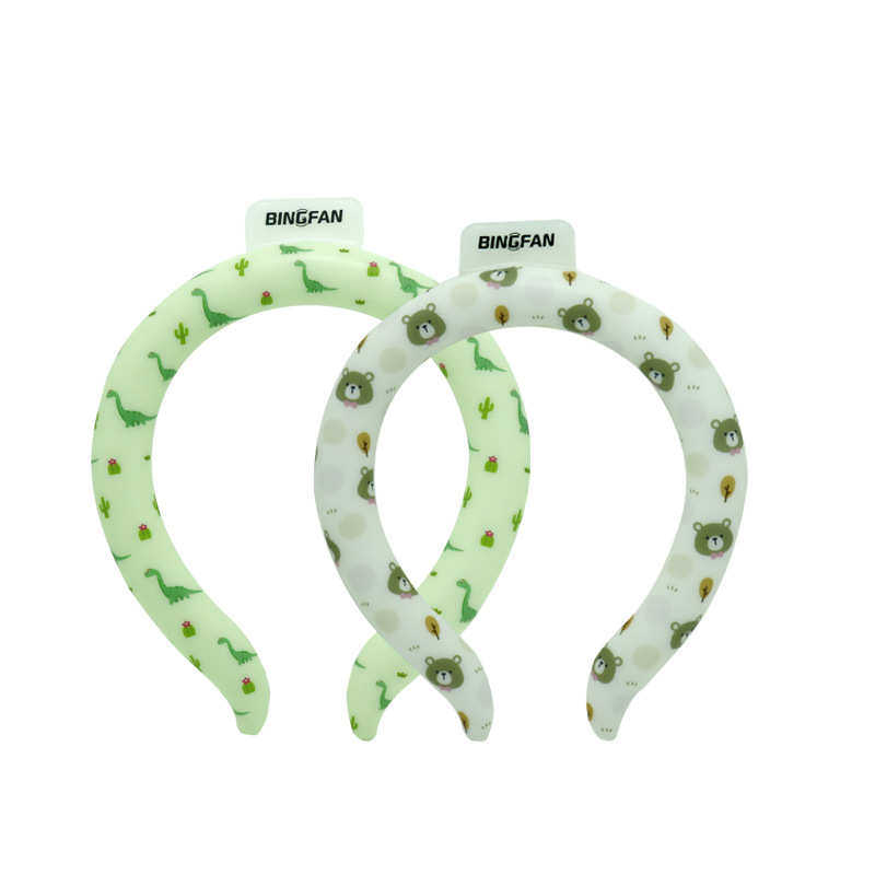 圈冰凉夏季冰户外降温冰项圈冰挂颈圈脖脖驱蚊驱蚊卡通项圈