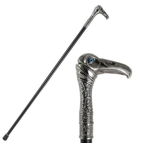 Metal Walking Stick Halloween Props Cosplay Props Old M Non-