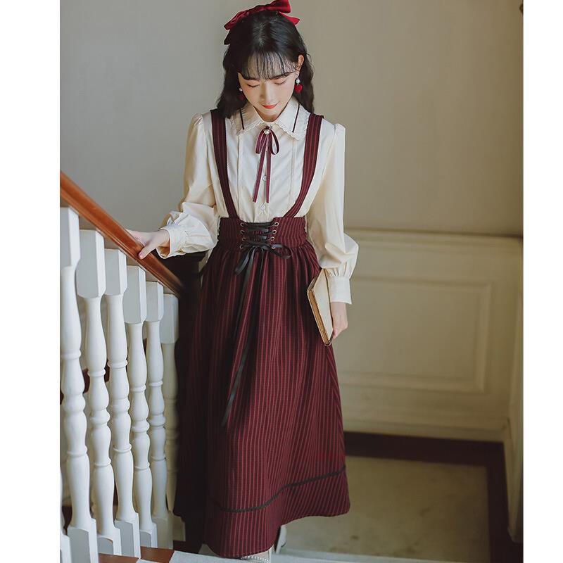 合唱朗诵演讲比赛服装女中学生春秋高中生钢琴演奏礼服艺考连衣裙