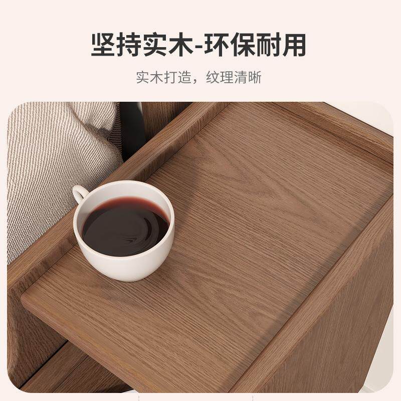 见描述头冬木实木床柜迷你小极窄型床边柜超窄20公分30m窄边夹缝