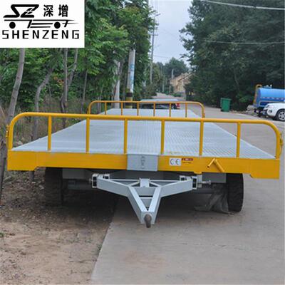 1叉板0车吨牵引挂车牵引平拖车10吨矿石农产品钢材移动工具YNM用