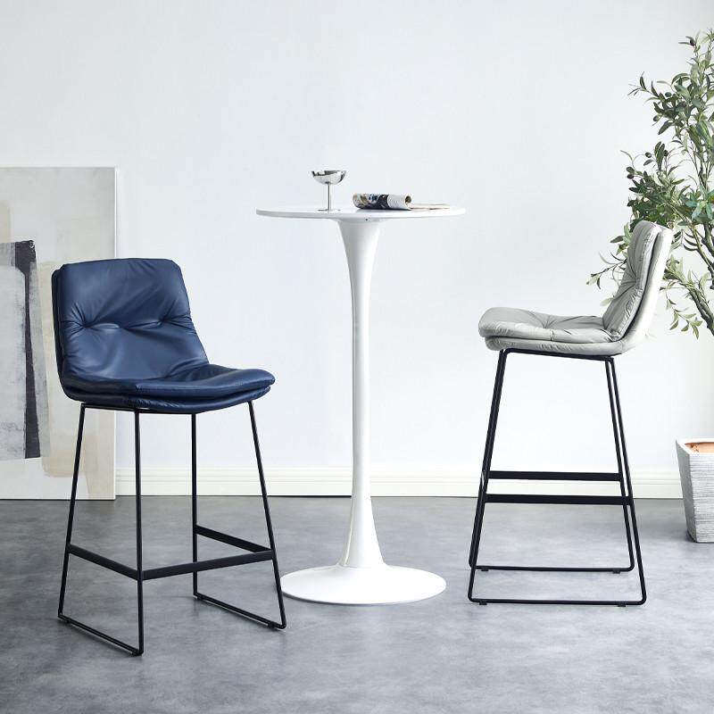 吧台桌酒吧桌子家用圆形高脚桌奶茶店桌椅简约小吧台阳台休闲圆桌