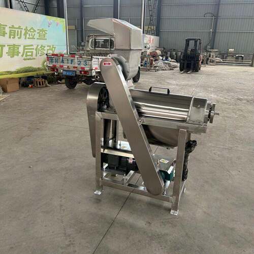 不锈钢水果破碎榨汁机橙子哈密瓜木瓜柠檬西柚汁渣分离工业设备