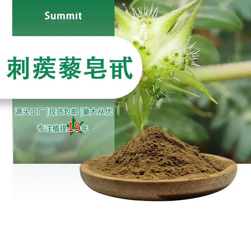 刺蒺藜总皂甙40~90%厂家现货1公斤起订可拿样水溶性刺蒺藜提取物