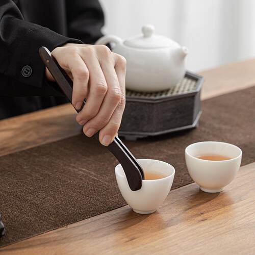 德化白瓷茶道六子茶夹勺茶针BCLJZ202茶茶拨君茶整套功夫道配件