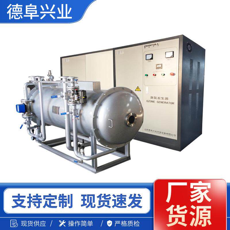 1kg臭氧发生器降COD脱色除臭5kg臭氧机氧气源水冷式蜂窝状罐式
