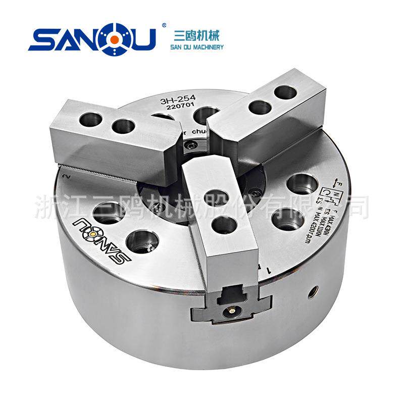三鸥牌sanou Micro μ级6寸中空超精动力卡盘