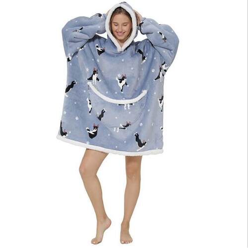 Thick double-layer sleepwear suitable for lazy people,