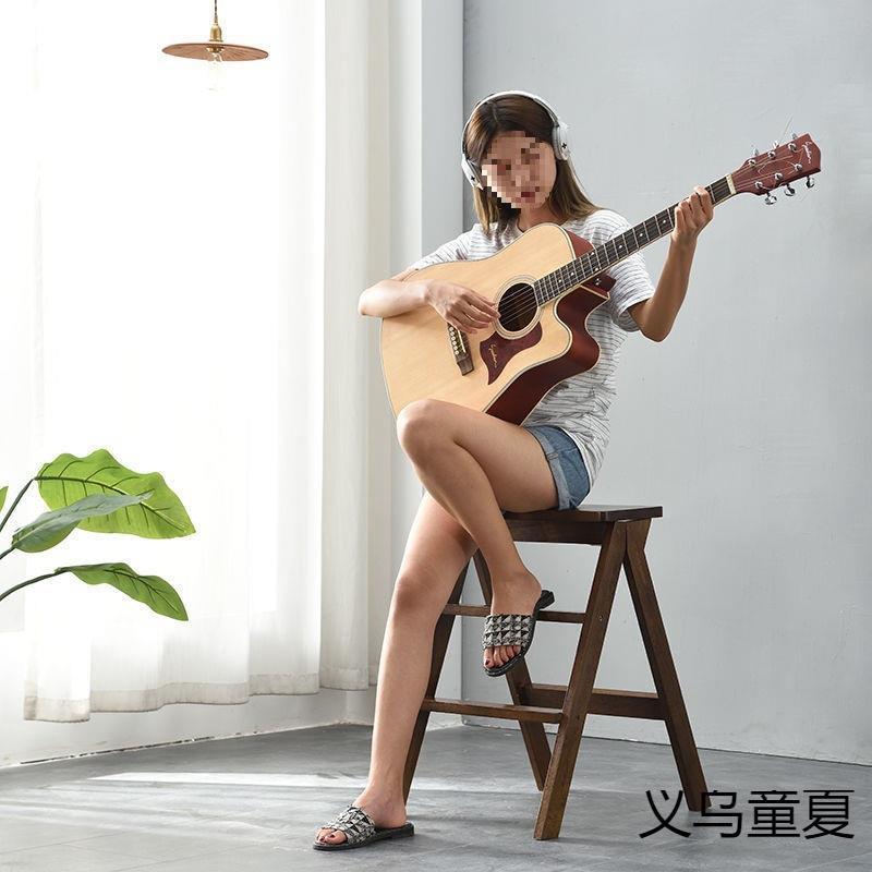 折叠脚子用便家携式实木高凳子简易梯子JMU折叠椅简约折凳凳小板