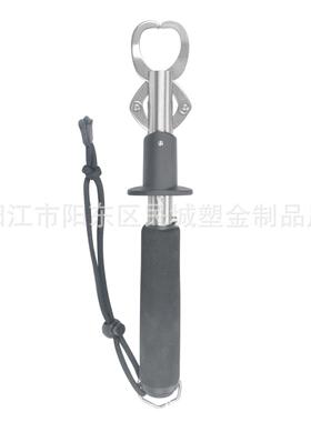 工厂现货多功能控鱼器不锈钢带称带尺夹鱼器控鱼钳25KGS