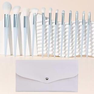 正品初学者学生软毛眼影新手套装刷腮红眼部化妆全套12支工具收纳