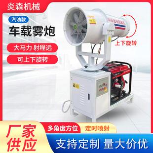 工地建筑车载雾炮机降温加湿自动除尘降尘喷雾环保除尘雾炮设备