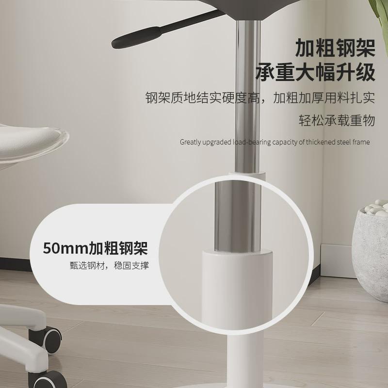 郁金香白色阳台休闲小圆桌简约洽谈桌椅板木餐桌家用升降床头小桌