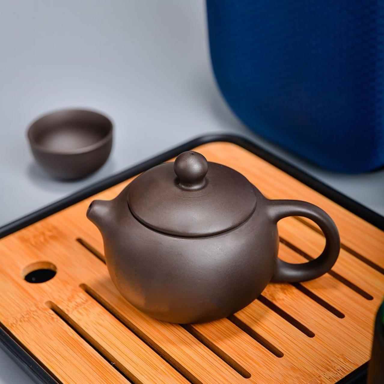 可携式实用旅行功夫茶具全套装紫砂快客杯商务礼品开业年会