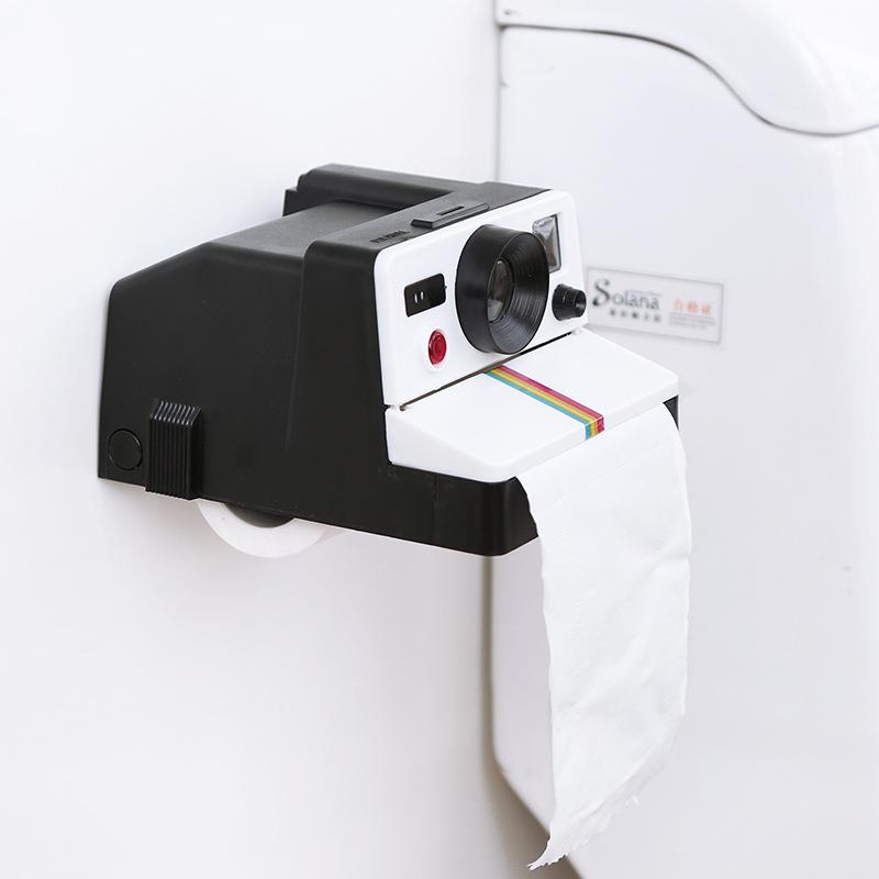 厂家Camera Tissue Box复古相机纸巾盒家用卷纸盒照相机卷筒纸巾