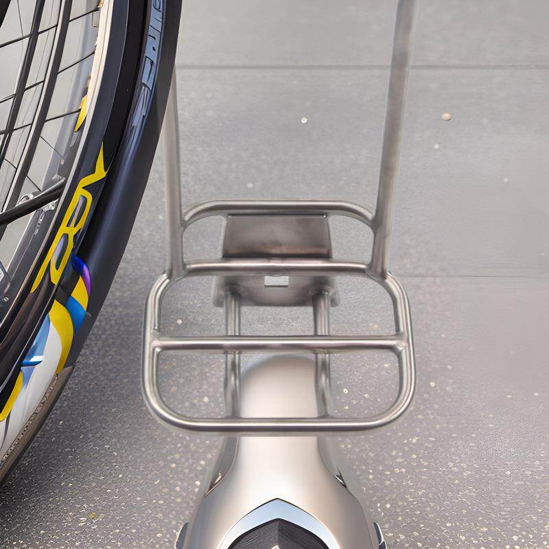 适用于Brompton折叠自行车 小布ti钛合金前货架易行轮轻便