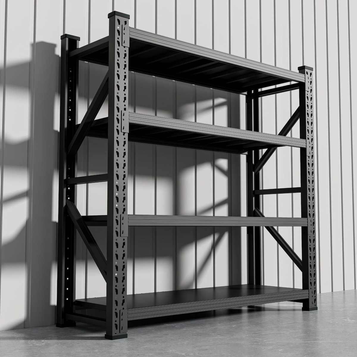 仓储货架置物架家用加厚多层储物架仓库超市车库储物间重型收纳架