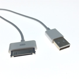 适用于iphone4/4s/3/3s手机充电数据线ipad/ipod连接线30pin转USB