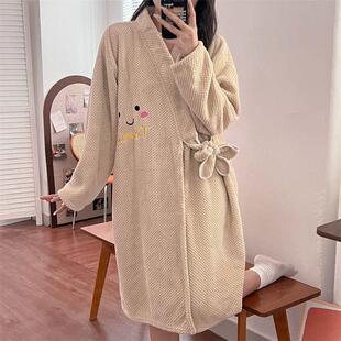 浴巾2024新款 浴裙可穿睡衣 比全棉纯棉家用浴袍女大人可穿可裹戴式
