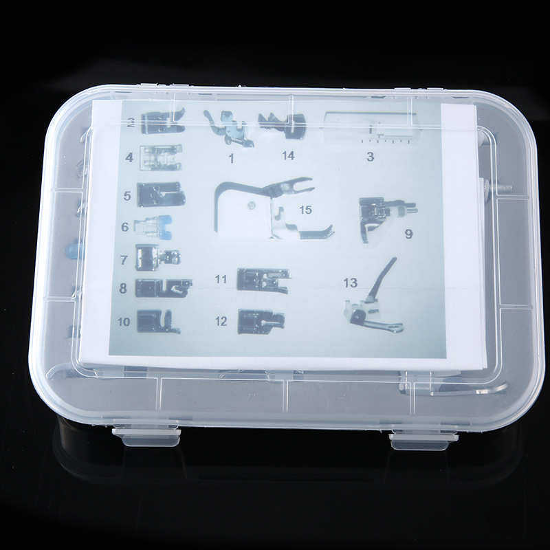 CY-015 套装压脚15件套多功能缝纫机配件 缝纫机压脚套装带压脚盒,居家布艺,线盒,淘宝优惠券,粉丝福利购,淘宝优惠卷