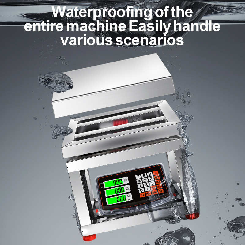 凳子秤全不锈钢电子台秤商用水产秤150kg板凳电子台称300公斤秤