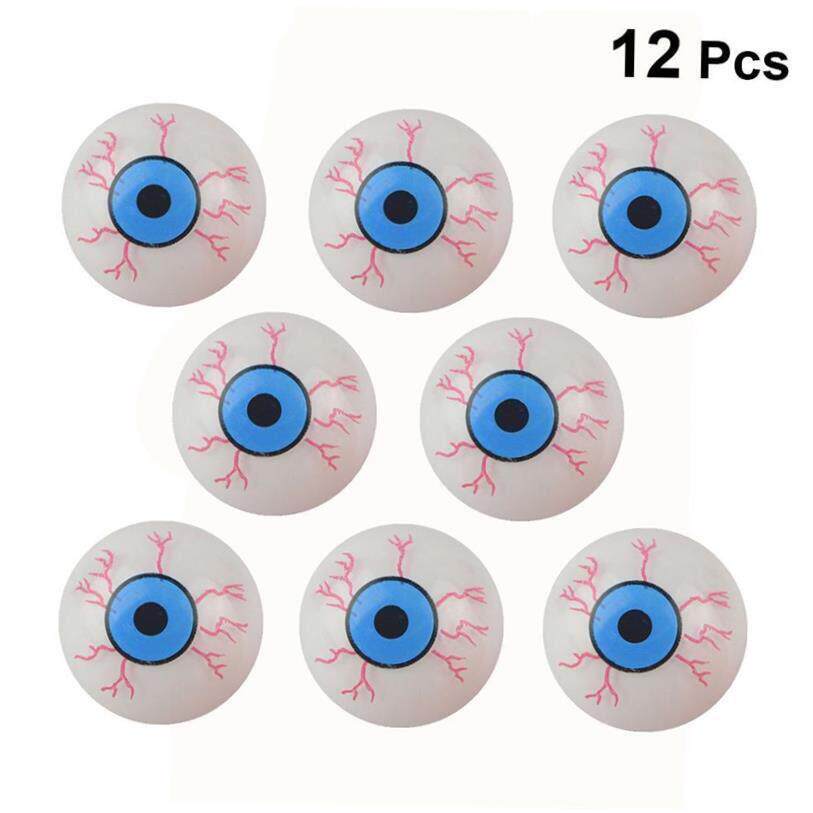 .12 Pcs Horror Eye Balls Halloween Party Horror Bloody Fake