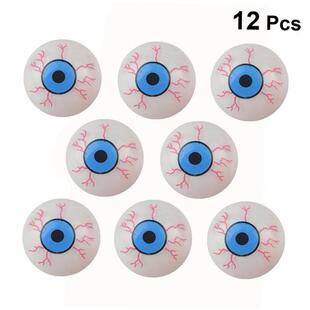 .12 Pcs Horror Eye Balls Halloween Party Horror Bloody Fake
