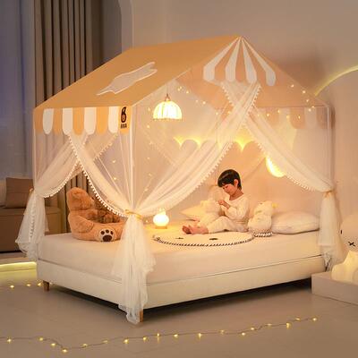 类母婴蚊帐用公2024新款卧室家高级A儿童男孩主风遮光帘落地DDB-0