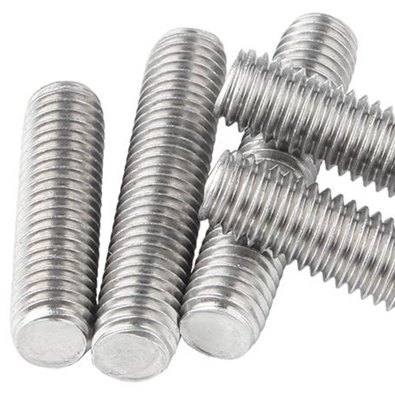 铁镀全锌丝杆牙条全丝螺杆螺纹牙棒丝杠螺丝杆M4通M5M6CZEM8M牙10