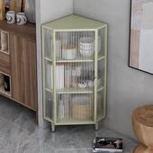 角柜客厅厨房转角置物架玻璃转角柜墙角柜三角柜餐柜收纳置物柜