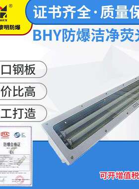 防爆嵌入式洁净车间实验室荧光灯BHY-2 16W 新黎明防爆洁净荧光灯