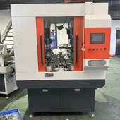 全自动攻牙机多头伺服打孔钻眼倒角攻牙机多轴台式 攻丝机非标设备