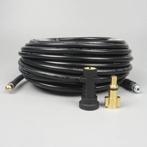厂家直发10m/15m/20m/30m高压水管高压洗车机清洗软管pvc管