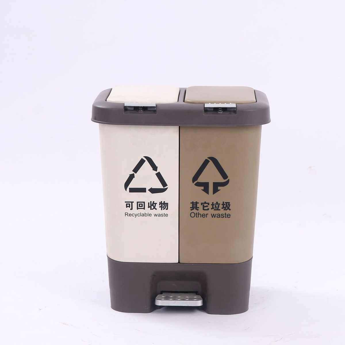 厂家供应分类垃圾桶40LA款脚踏多色多规格分类户外垃圾桶批发,家庭/个人清洁工具,垃圾桶,淘宝优惠券,粉丝福利购,淘宝优惠卷