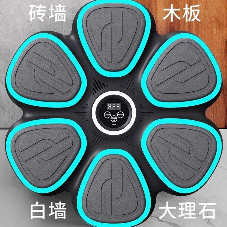 音乐拳击机家用成人墙靶儿童打击反应室内电子靶散打训练器材电动