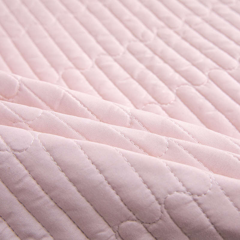 高级感榻榻米床盖三件套单件床上夹棉绗缝防静电床单双人四季通用