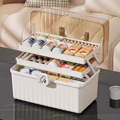 Large Capacity Medicine Box, Multi-layer Medical Storage Box