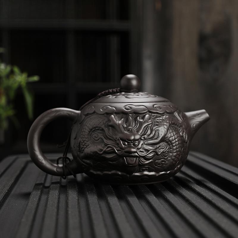 宜兴紫砂壶泡ao101405茶壶单手壶煮茶具冲茶纯工器家用大容量原矿