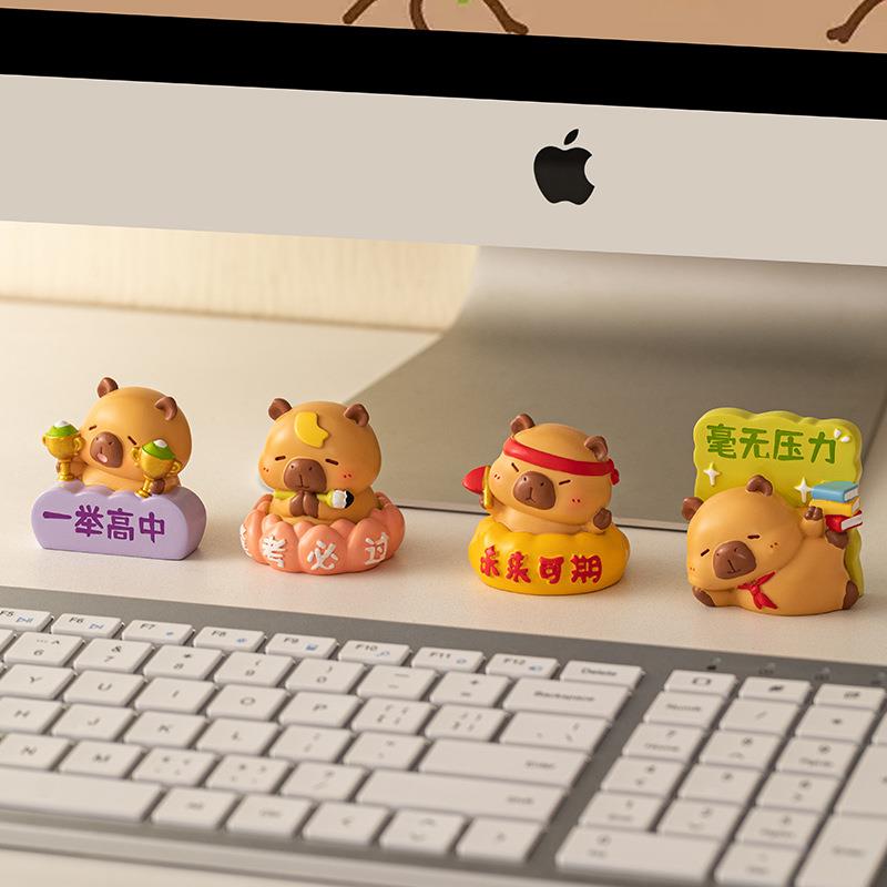 卡拉脂树解压小摆件 巴工作皮日常励志公YF081-32仔办公桌面摆件